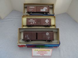 3 DIV.ROUNDHOUSE 40`BOX CAR / CONRAIL / ERIE / S .P./ EX-KIT